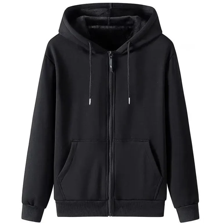 Men’s Camo Full Zip Hoodie Sweatshirt Large