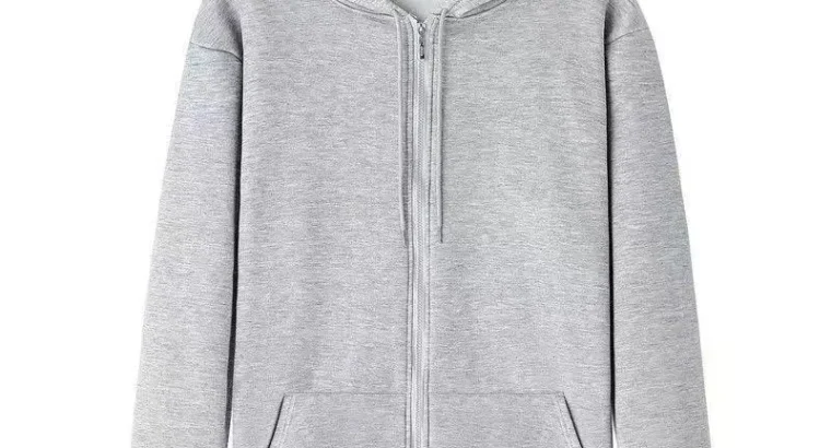 Men’s Camo Full Zip Hoodie Sweatshirt Large