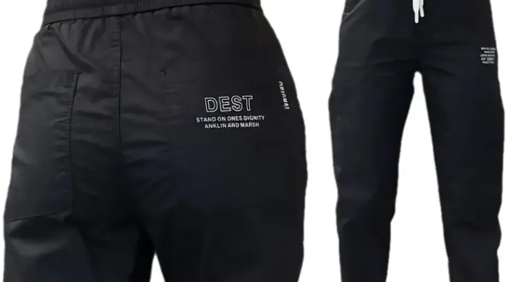 Men’s Casual Pants Tan Sweatpants Spring Summer
