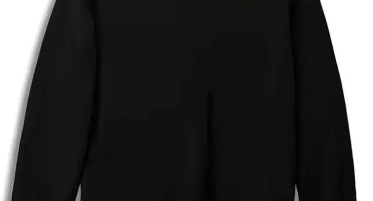 Men’s Black Dream Graphic Sweatshirt Plus Size