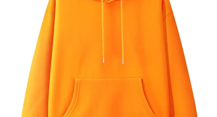 Blue Velvet Hooded Pullover Sweater for Men Women