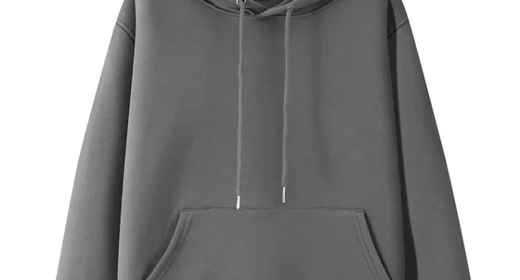 Blue Velvet Hooded Pullover Sweater for Men Women