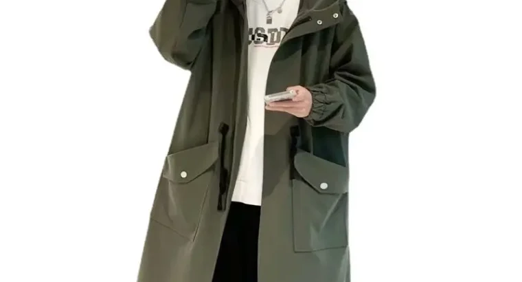 Men’s Korean Style Windbreaker Jacket Ol...