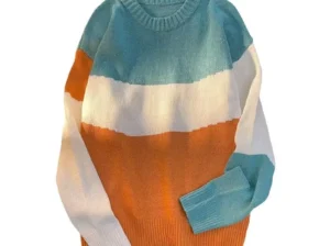 Men’s Colorblock Knit Sweater Autumn Base