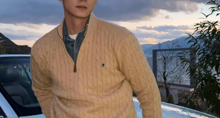 Men’s Knitted Pony Logo Sweater Beige Wi...