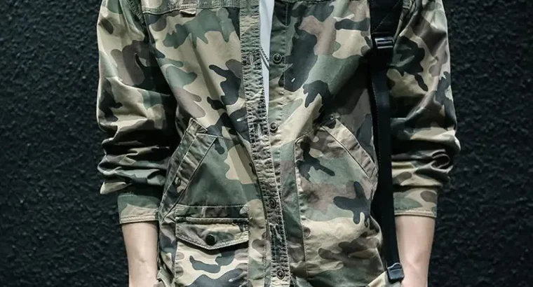 Men’s Camouflage Long Sleeves Jacket
