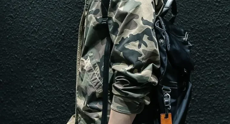 Men’s Camouflage Long Sleeves Jacket