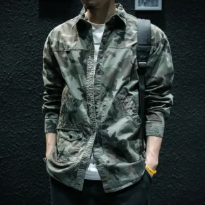 Men’s Camouflage Long Sleeves Jacket
