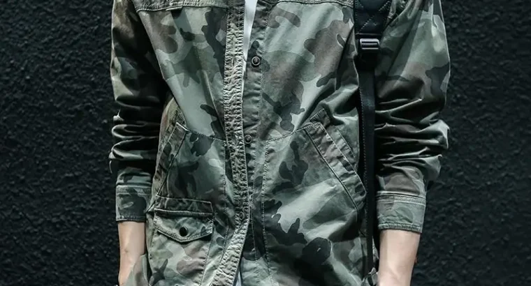 Men’s Camouflage Long Sleeves Jacket