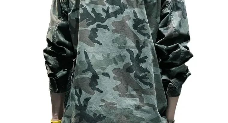 Men’s Camouflage Long Sleeves Jacket