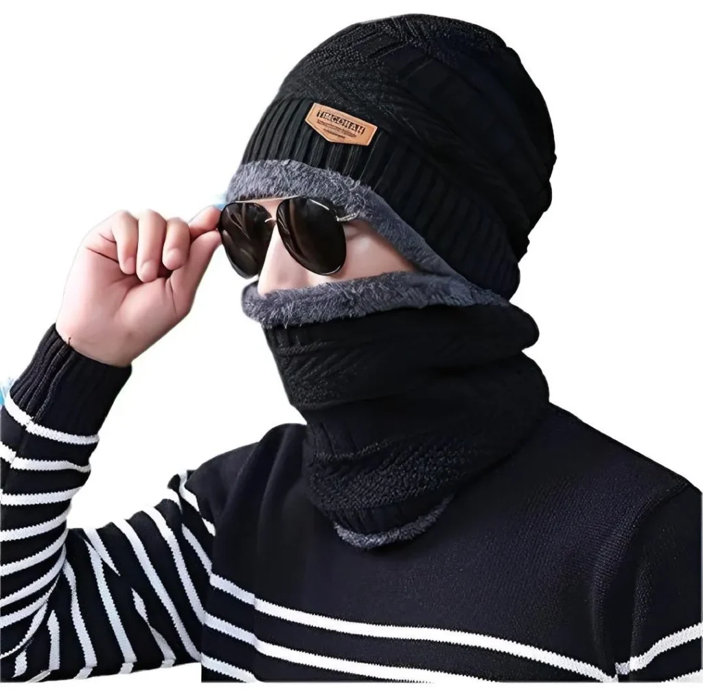 Winter Collection 2026 Winter Thermal Beanie Gloves Neck Warmer Set - Accessories for sale in Karachi - photo 4