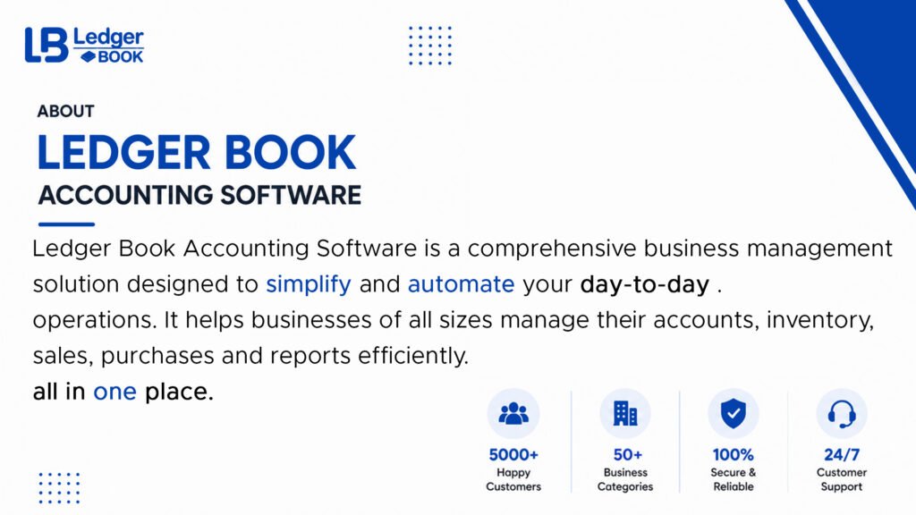 Simplify Your Business Management with LedgerBook Accounting Software - photo 2