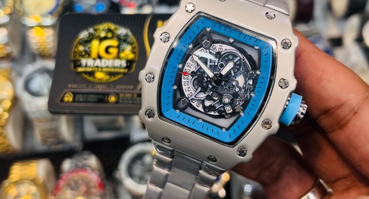 RM Luxury Skeleton Watch for Men | Heavy Weight | Double Lock | Free Delive
