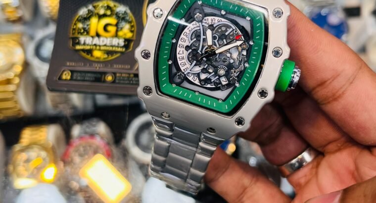 RM Luxury Skeleton Watch for Men | Heavy Weight | Double Lock | Free Delive