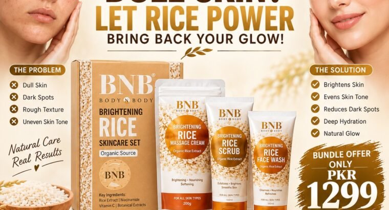 BNB Rice Extract Facial Kit: Achieve Rad...