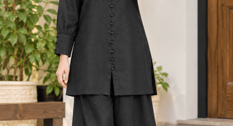 Black Cuff Two pcs Women’s Suit | COD | Rs. 3000