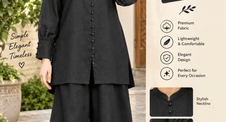 Black Cuff Two pcs Women’s Suit | COD | Rs...