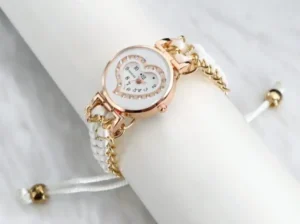 Heart Shaped Stylish Women’s Bracelet Watch