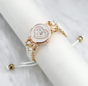 Heart Shaped Stylish Women’s Bracelet Watch