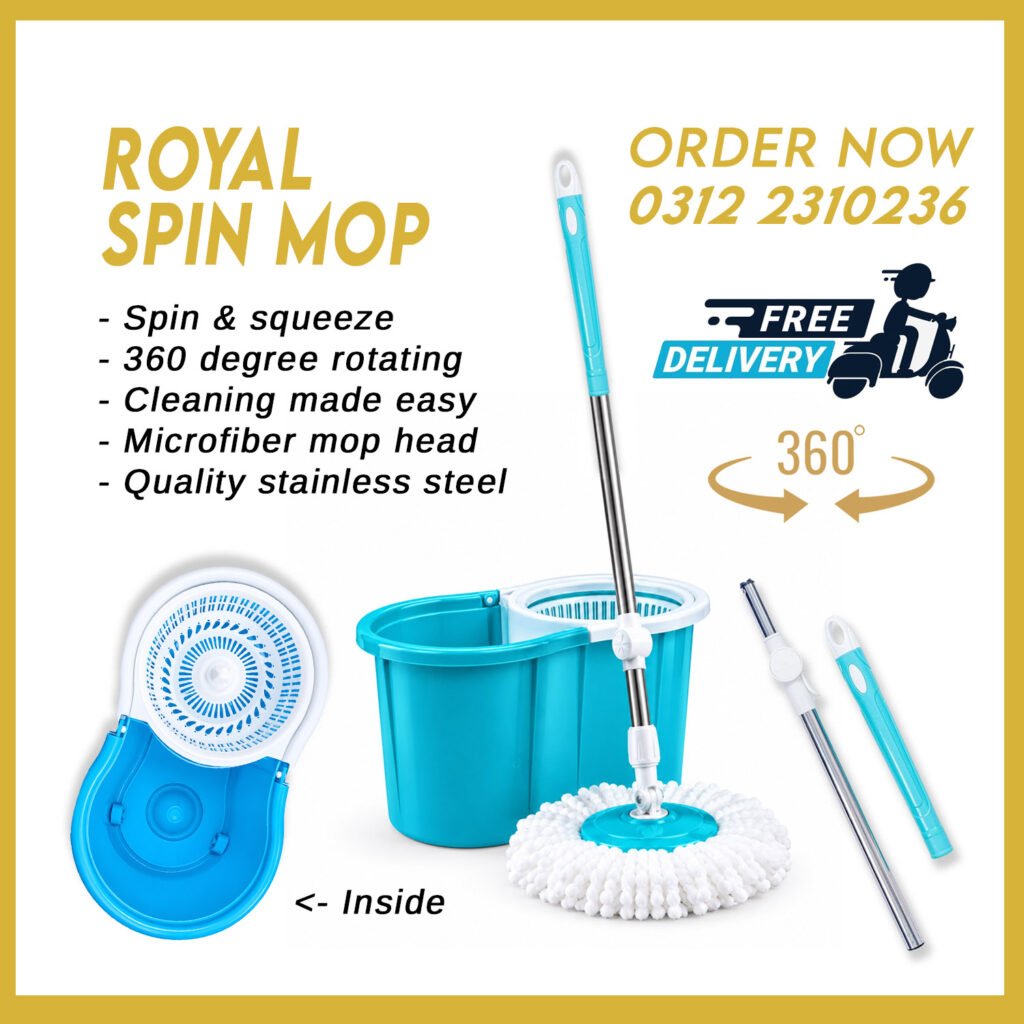 Buy Spin Mop – Get 360° Spin Mop – Royal Spin Mop in Karachi - photo 1
