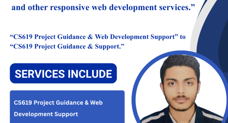 VU Student Offering CS619 Project Guidan...