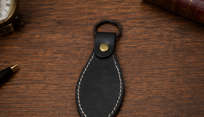 Premium Handmade Leather Keychain-HAU Traders