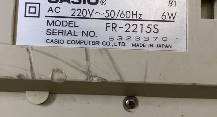 Casio FR2255s Printng Calculator 2 color
