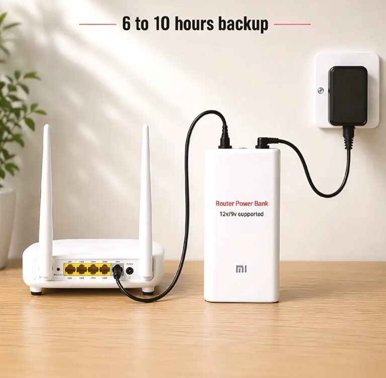 Xiaomi 12V Wifi Router Mini UPS – 4 to 6 Hours Battery Backup
