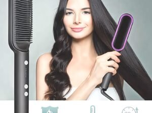 Baal Straight Karna Hua Ab Asaan! 2-in-1 Hot Air Straightener Brush