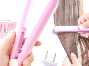 Emergency Touch-Up Styler! Mini Portable Hair Straightener