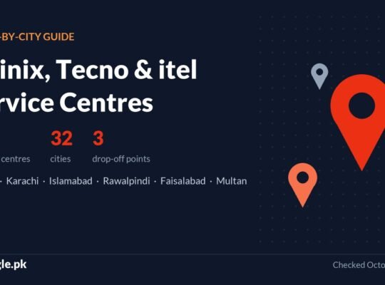 Infinix, Tecno & itel Service Center List in Pakistan (Carlcare, City-Wise 2026)
