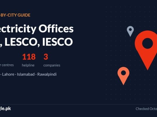 K-Electric, LESCO & IESCO Offices: Customer Service Centres in Karachi, Lahore & Islamabad (2026)