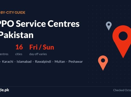 OPPO Service Center List in Pakistan: City-Wise Addresses, Phone Numbers & Timings