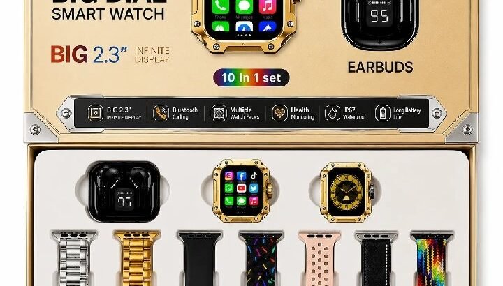 7 Straps Smart Fitness Tracker | Bluetoo...
