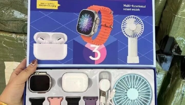 H66 PLUS WATCH WITH FAN & AIRBUDS |