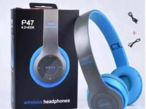 Wireless Headphones, P47 Bluetooth Foldable Headset with Microphone Su