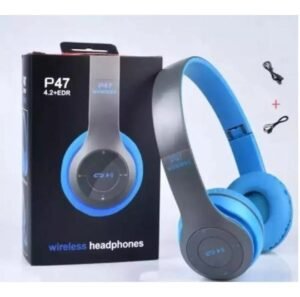 Wireless Headphones, P47 Bluetooth Foldable Headset with Microphone Su