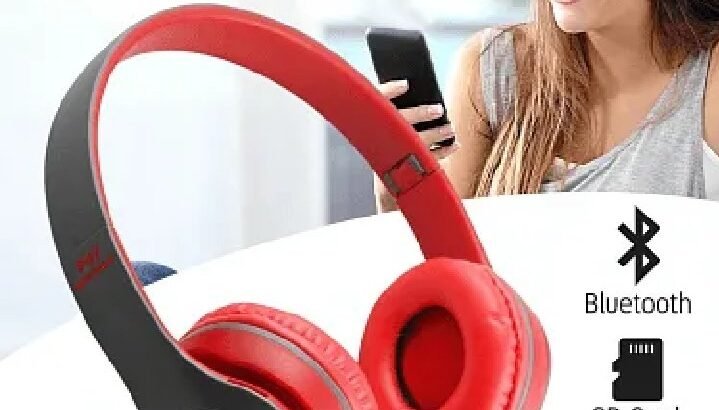 Wireless Headphones, P47 Bluetooth Foldable Headset with Microphone Su