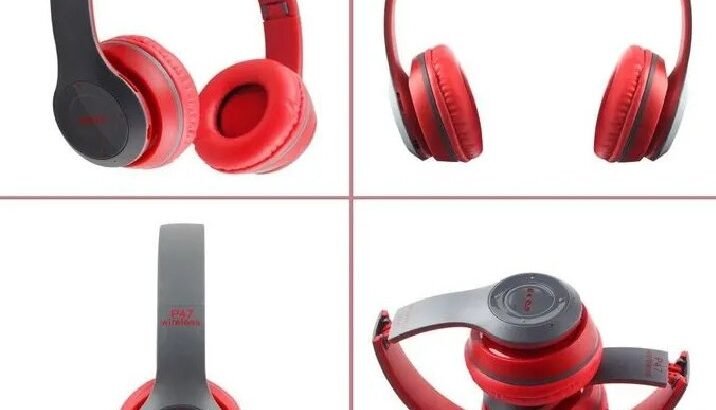 Wireless Headphones, P47 Bluetooth Foldable Headset with Microphone Su