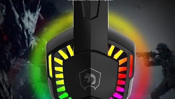 PRO II RGB Gaming Headphones with Noise Cancelling Mic, 7.1 Surround S