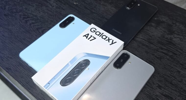 Samsung's Galaxy A17 box pack...