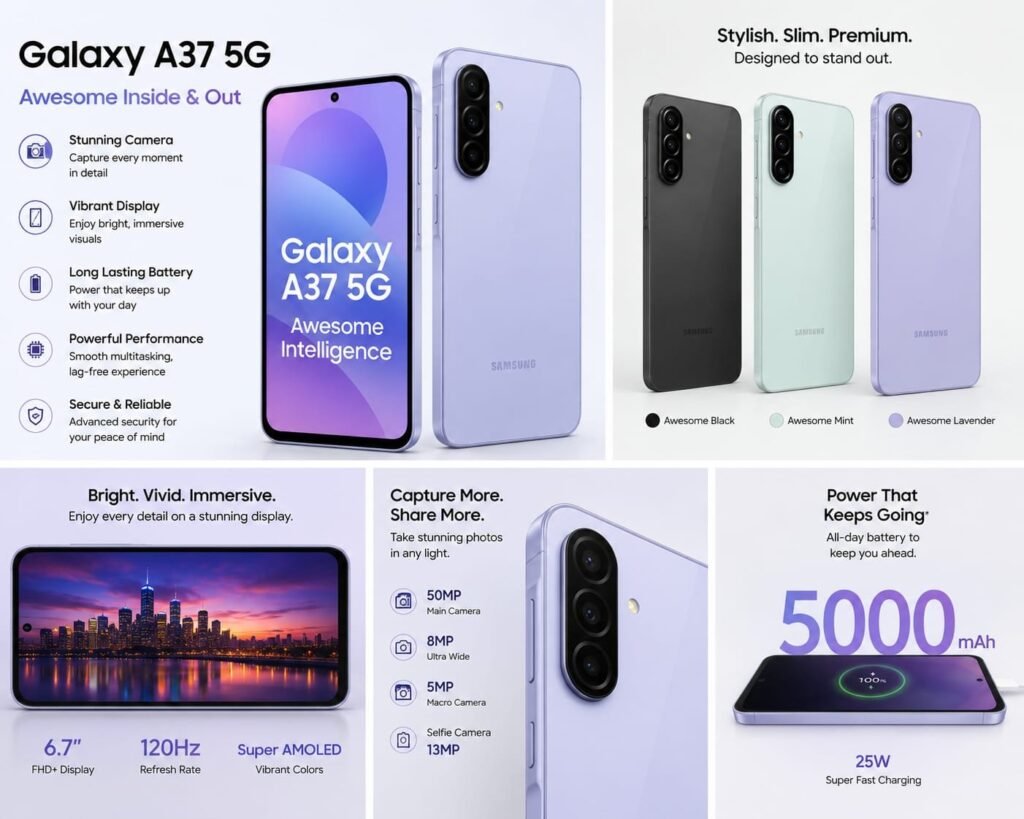 Samsung’s Galaxy A27 5G box pack non active - photo 2