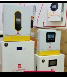 SunSavior brand China import 6.2kw hybrid inverter 5kw lithium battery