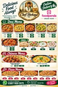 desi Chinese Italian foods