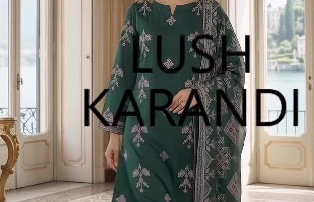 karandi shirt embroidered doppata