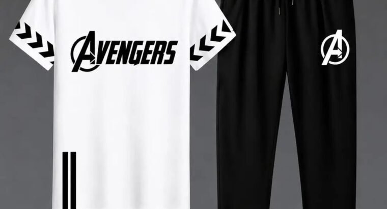 2 PC Men’s Dri-Fit Printed Tracksuit Set