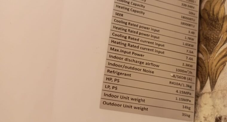 Pel 1.5 Ton Inverter AC