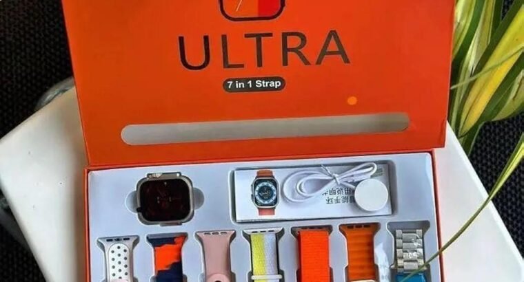 SMARTWATCH WITH 6 INTERCHANGEABLE STRAPS