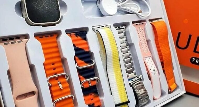 SMARTWATCH WITH 6 INTERCHANGEABLE STRAPS
