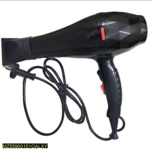 Black Hair Dryer With 3000w & 5- Temperature Control